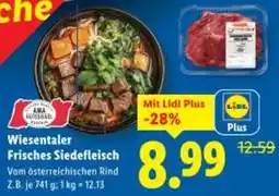 Lidl Wiesentaler Frisches Siedefleisch Angebot