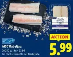 Lidl MSC Kabeljau Angebot