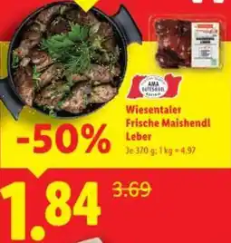 Lidl Wiesentaler Frische Maishendl Leber Angebot