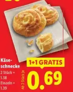 Lidl Käse- schnecke Angebot