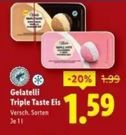 Lidl Gelatelli triple taste eis Angebot