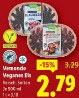 Lidl Vemondo Veganes Eis Angebot