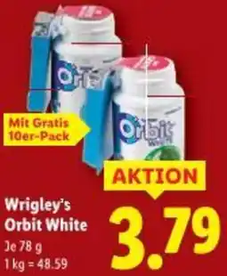 Lidl Wrigley's Orbit White Angebot