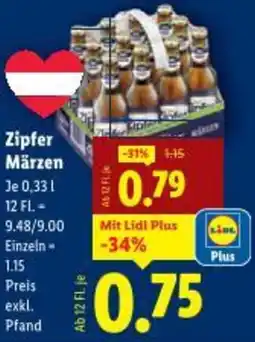 Lidl Zipfer Märzen Angebot