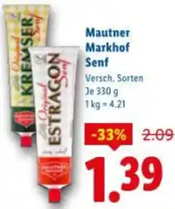 Lidl Mautner Markhof Senf Angebot