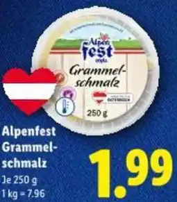 Lidl Alpenfest Grammel-schmalz Angebot