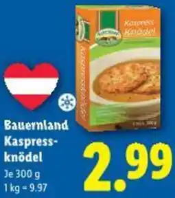 Lidl Bauernland Kaspress-knödel Angebot