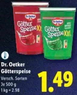 Lidl Dr. Oetker Götterspeise Angebot