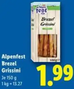 Lidl Alpenfest Brezel Grissini Angebot