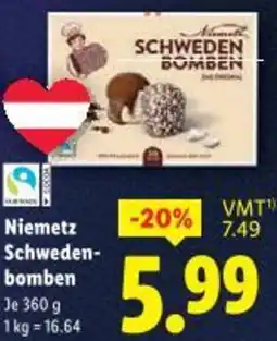 Lidl Niemetz Schweden-bomben Angebot