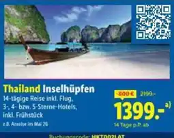 Lidl Thailand Inselhüpfen Angebot