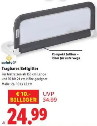Lidl Tragbares Bettgitter Angebot