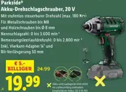 Lidl Parkside Akku-Drehschlagschrauber Angebot