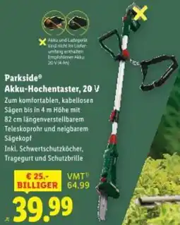 Lidl Parkside Akku-Hochentaster Angebot