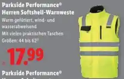 Lidl Parkside Performance Herren Softshell-Warnweste Angebot