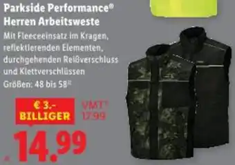 Lidl Parkside Performance Herren Arbeitsbundhose Angebot