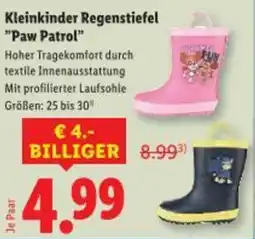 Lidl Kleinkinder Regenstiefel Angebot