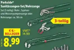 Lidl Parkside Sanitärzangen-Set/Rohrzange Angebot
