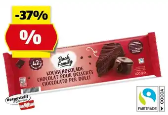 Hofer BACK FAMILY Koch-/Backschokolade, 400 g Angebot
