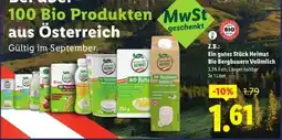 Lidl Ein gutes Stück Heimat Bio Bergbauern Vollmilch Angebot