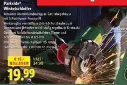 Lidl PARKSIDE Winkelschleifer Angebot