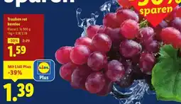 Lidl Trauben rot kernlos Angebot