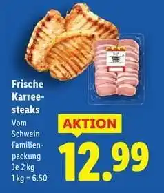 Lidl Frische Karree-Steaks Angebot