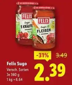 Lidl Felix Sugo Angebot