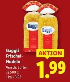 Lidl Gaggli Frischei-Nudeln Angebot