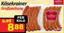 Wurstico Käsekrainer Großpackung Angebot