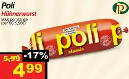 Wurstico Poli Hühnerwurst Angebot