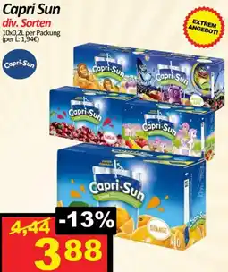 Wurstico Capri Sun div. Sorten Angebot