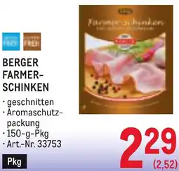 Metro Berger farmer- schinken Angebot