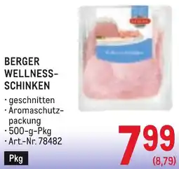 Metro Berger wellness- schinken Angebot
