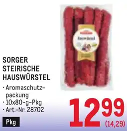 Metro Sorger steirische hauswürstel Angebot