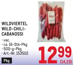 Metro Wildviertel wild-chili-cabanossi Angebot
