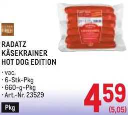 Metro Radatz käsekrainer hot dog edition Angebot