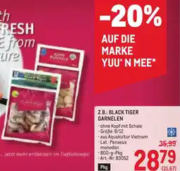 Metro Z.b.: black tiger garnelen Angebot