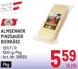 Metro Almsenner pinzgauer bierkäse Angebot