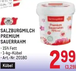 Metro Salzburgmilch premium sauerrahm Angebot