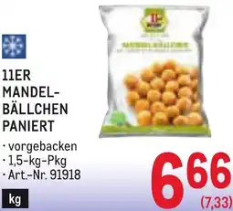 Metro 11er mandel-bällchen paniert Angebot