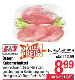 Maximarkt Österr Kaiserschnitzel Angebot