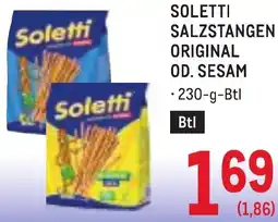 Metro Soletti salzstangen original od. sesam Angebot
