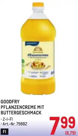 Metro Goodfry pflanzencreme mit buttergeschmack Angebot