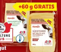 Lidl Alpengut Käse Innviertler Angebot