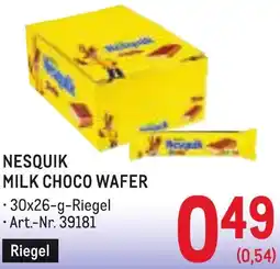 Metro Nesquik milk choco wafer Angebot
