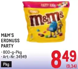 Metro M&m's erdnuss party Angebot