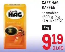 Metro Cafe hag kaffee Angebot