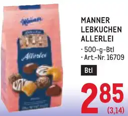 Metro Manner lebkuchen allerlei Angebot