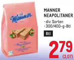 Metro Manner neapolitaner Angebot